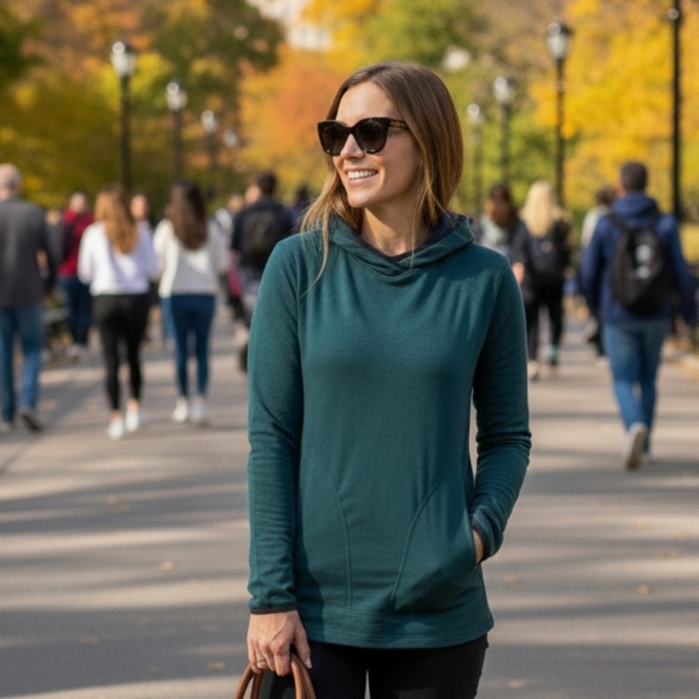 Alpine Design Green dry design pullover hoodie S